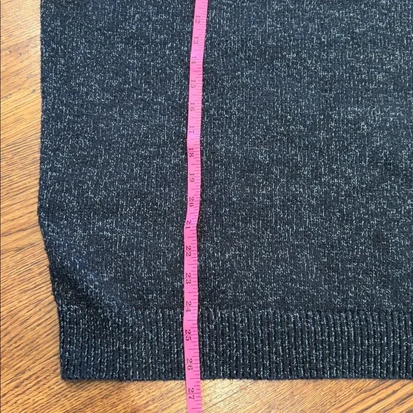 Chaps 1/4-Zip Sweater • Navy & Grey • Men’s Large • Smart Casual Pullover - Picture 7 of 7